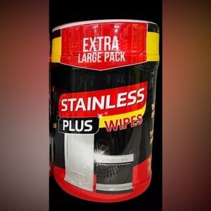 Stainless Plus Stainless Steel Cleaner Wipes